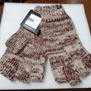 Block Headwear Unisex Fingerless Gloves New